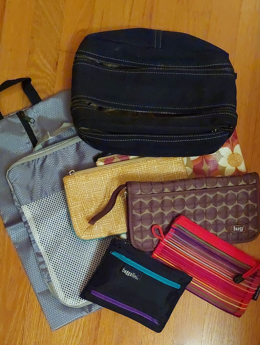 Bundle of Travel Pouches and Excessories